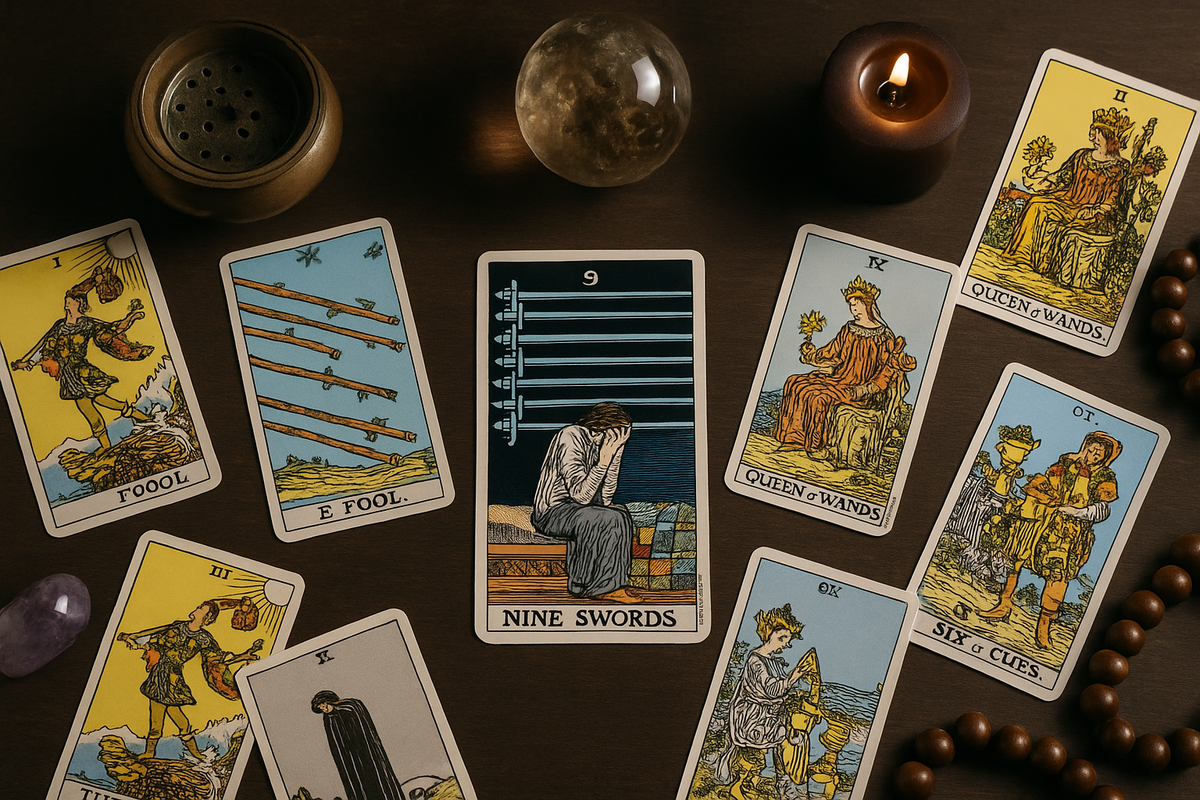 Сочетание карт Таро в раскладе