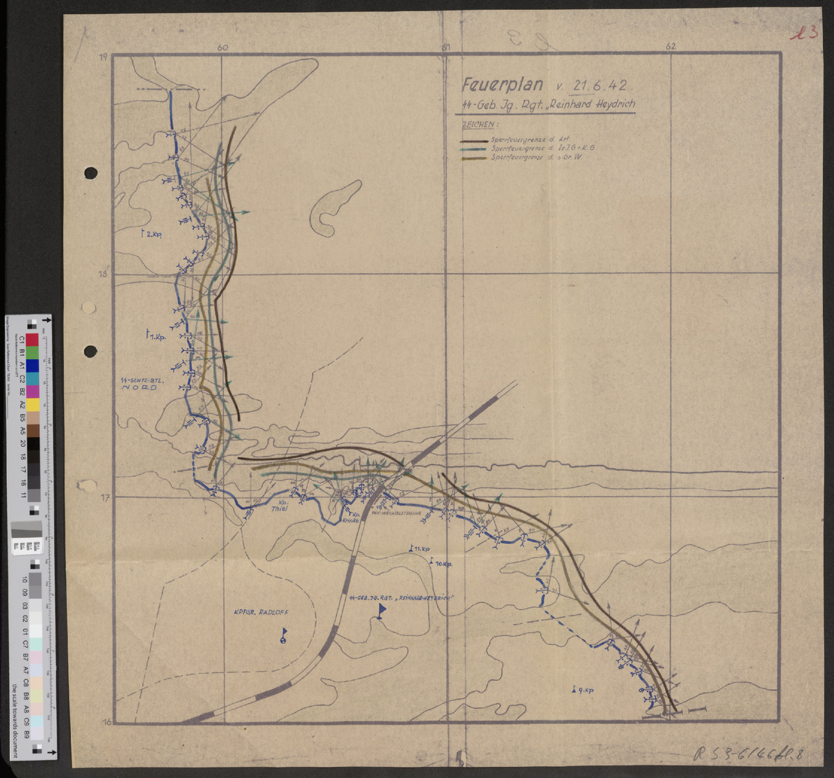 Здесь не только полк "РГ", но и левее через ЖД группа Radloff (она же 234-й самокатный эскадрон) и севернее неё стрелковый батальон СС Норд.