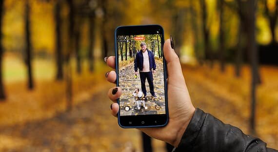 Средний план раскрывает тему ролика