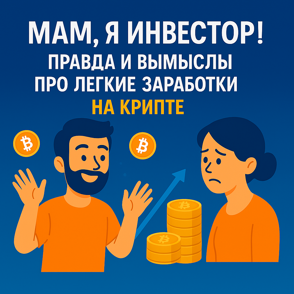 Мам, я инвестор! Правда и вымыслы про легкие заработки на крипте