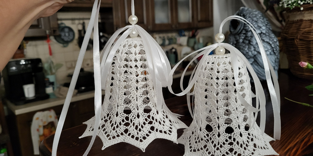 КОЛОКОЛЬЧИКИ + 30 СХЕМ - Вязание крючком - Декор для дома - Украшение для Ёлки!