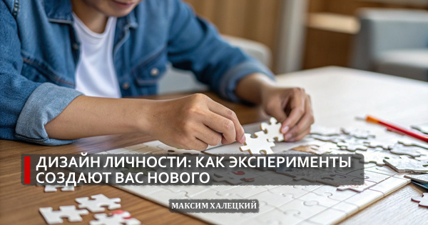 Дизайн личности: как эксперименты создают вас нового