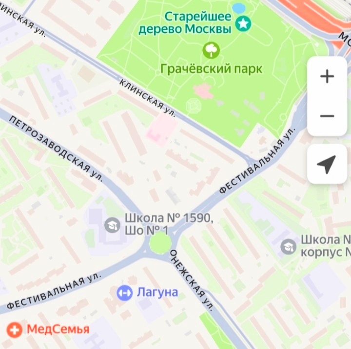 ⬇️ ⬆️ Перекрёсток улиц - ОНЕЖСКАЯ, ПЕТРОЗАВОДСКАЯ, ФЕСТИВАЛЬНАЯ в - Ховрино, Головинском Сао Москвы ... 