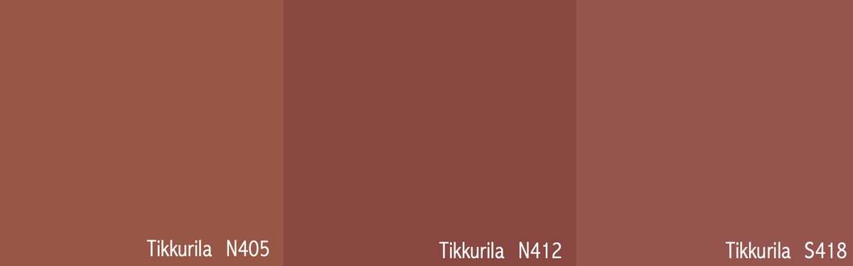 Оранжево-красные оттенки из палитры Tikkurila Symphony. Трендовый терракотовый