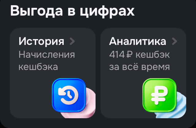 Аналитика по кешбэку. Фото автора. 