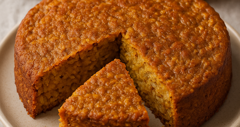 Нежный тыквенно-овсяный пирог с яблоками: быстрый завтрак без масла и лишних калорий