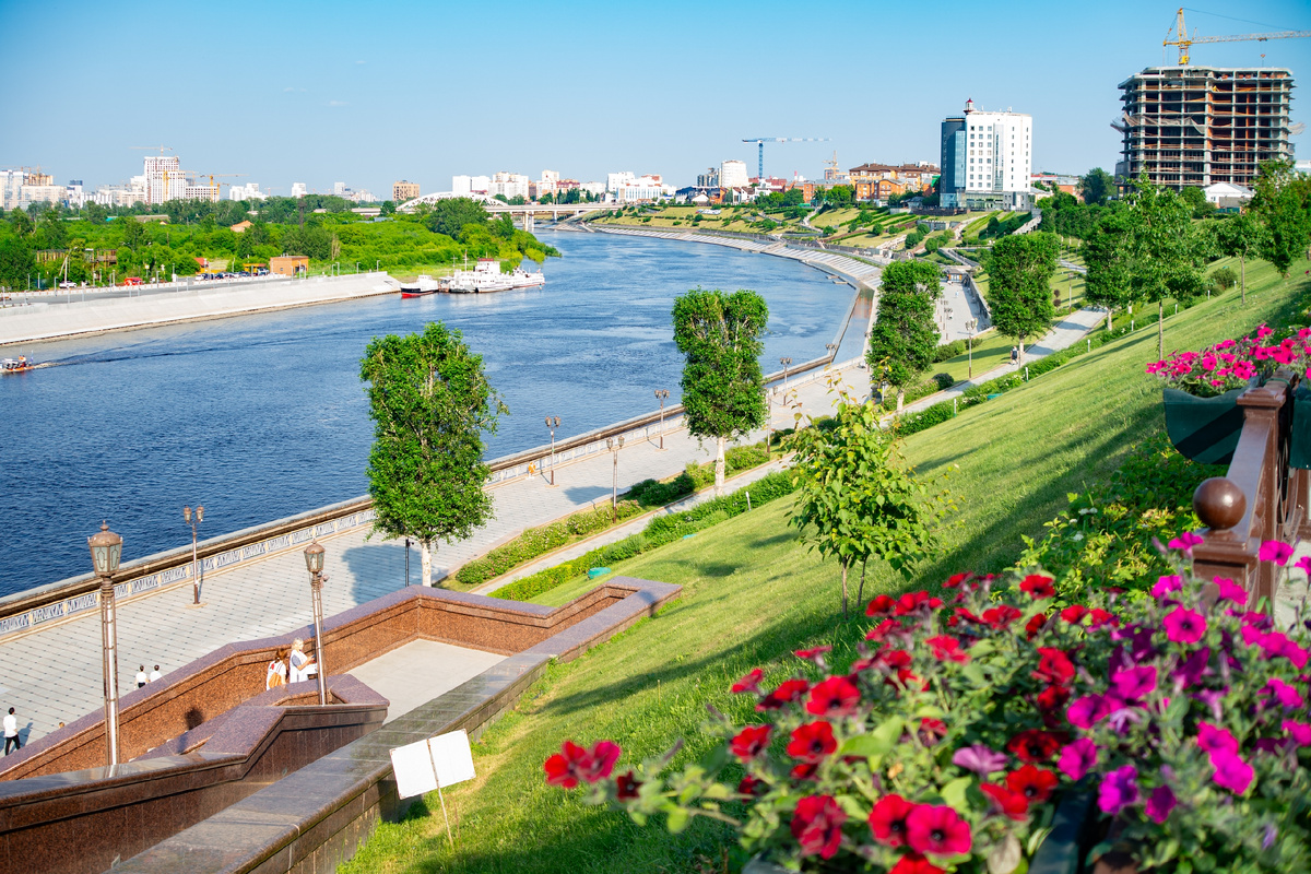Тюмень в июне