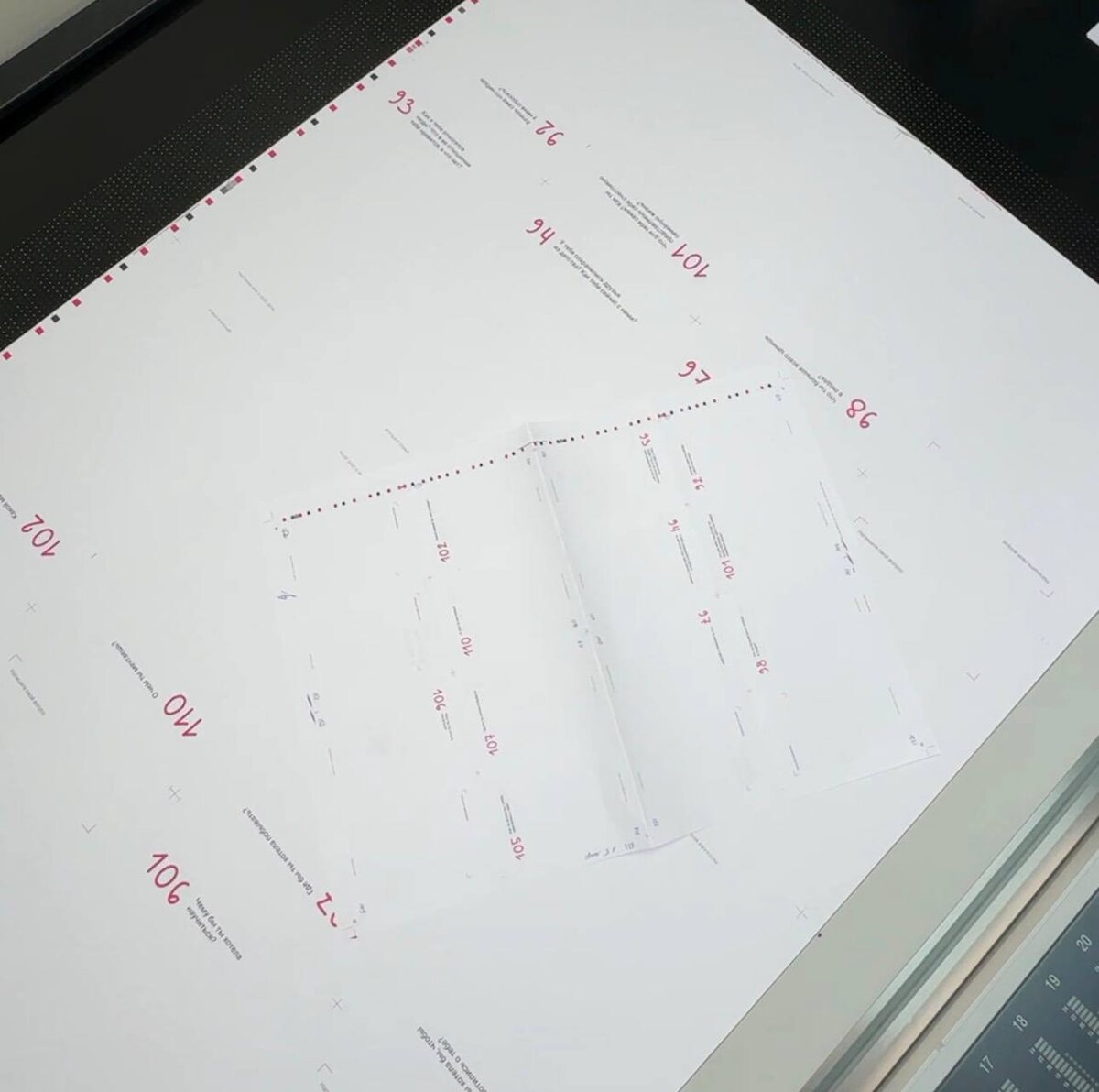 Раскладка макета на печатном листе