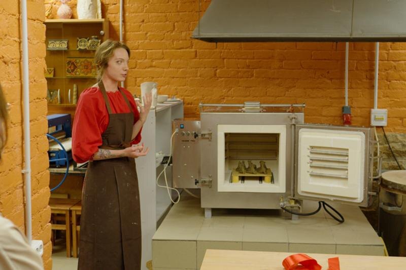    Печь для изготовления изделий из глины