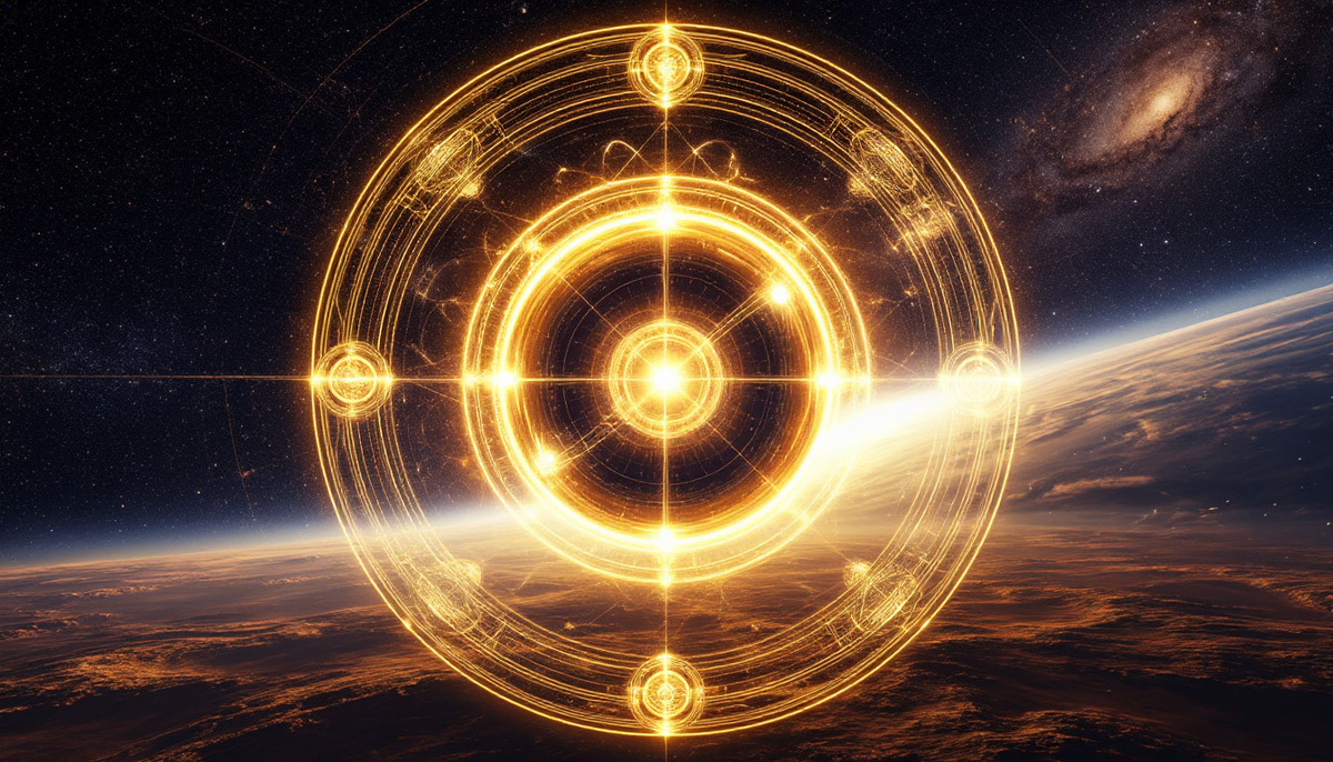 Танец с вечностью через инвестиции: золотые орбиты автоматических вложений кружатся вокруг ядра-судьбы, создавая гравитационное поле богатства. Каждая планета-актив испускает лучи комфортной жизни, а астероиды рисков сгорают в атмосфере системы.