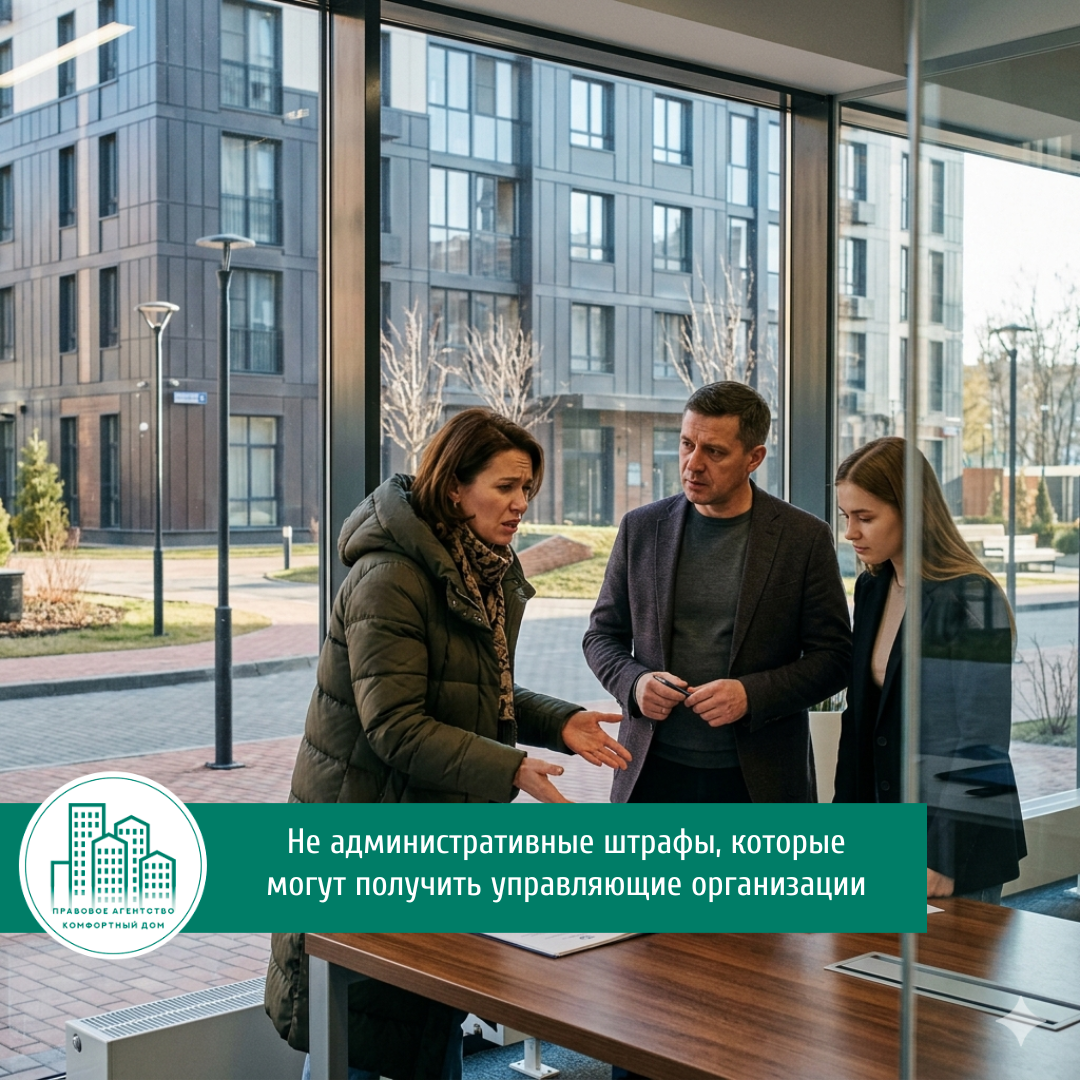 Не административные штрафы, которые могут получить управляющие организации | Комфортный дом | Изображение создано искусственным интеллектом
