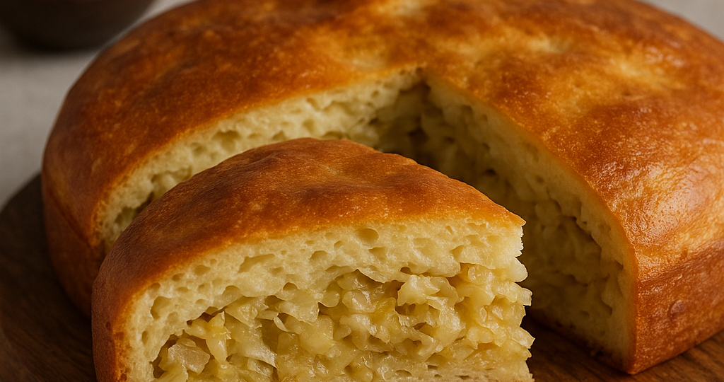 Залог уютного вечера: простой заливной пирог с капустой, который всегда получается