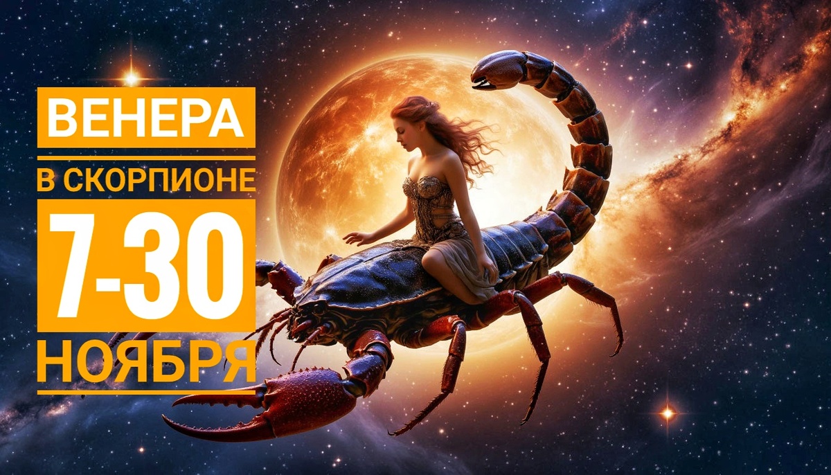 Венера в скорпионе ноябрь 2025