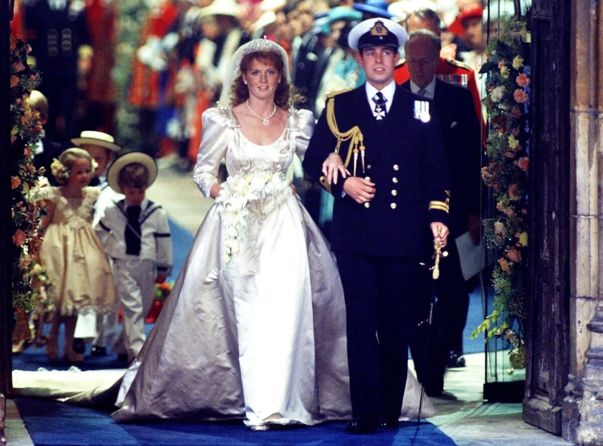 Свадьба Сары Фергюсон и Принца Эндрю в июле 1986 года