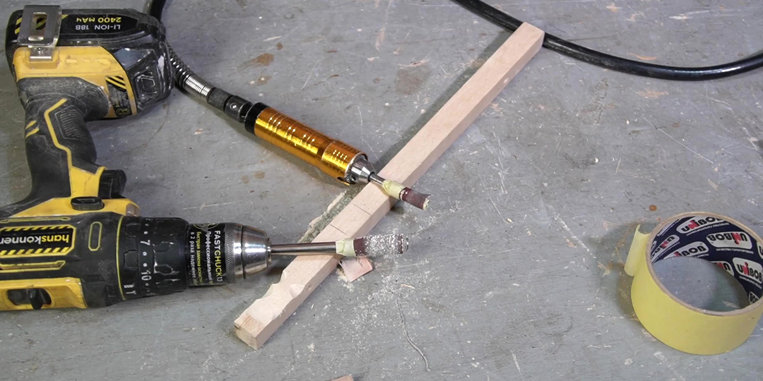 Как быстро сделать шлифовальный барабан