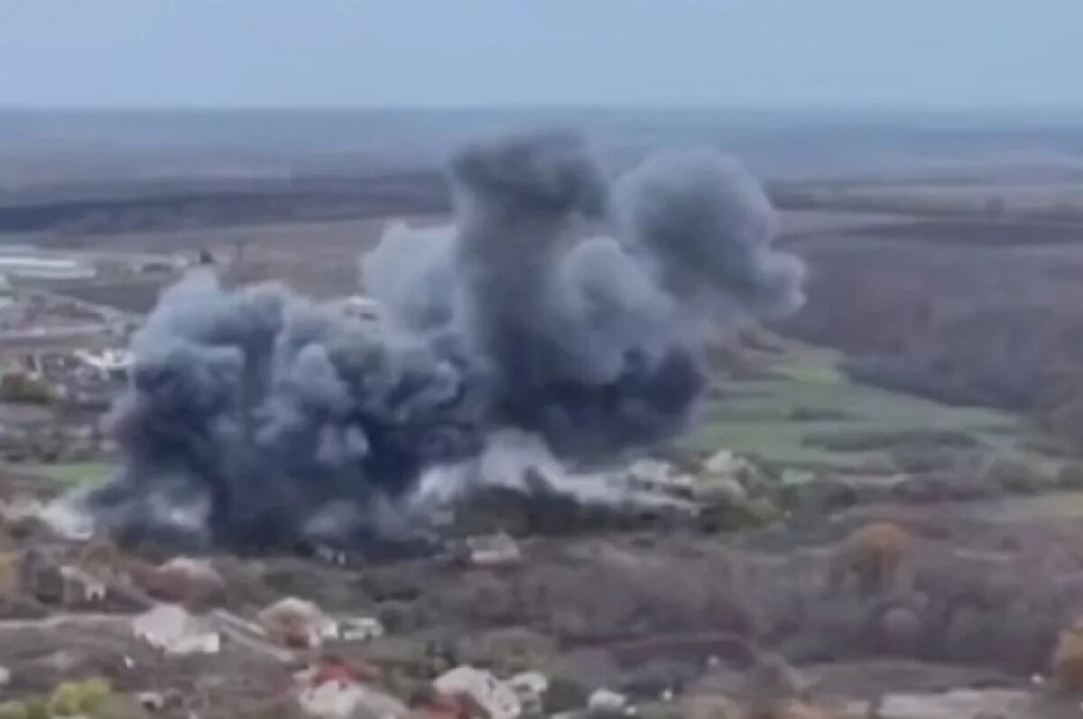    Бомбы разнесли пункт дислокации аэромобильной бригады ВСУ под Купянском