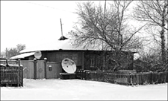 Здание детского садика с ясельными группами при колхозе "Заветы Ленина".