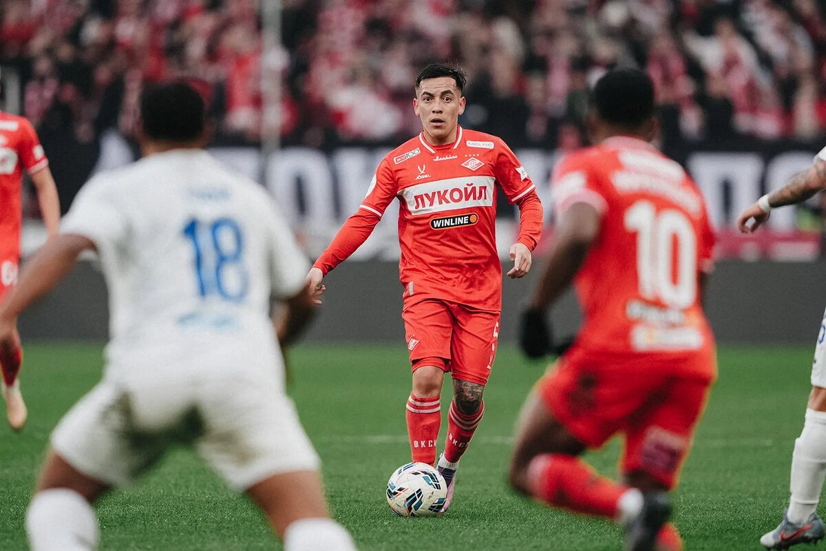 Эсекьель Барко был заменен в перерыве матча с "Оренбургом". Фото ФК Спартак 