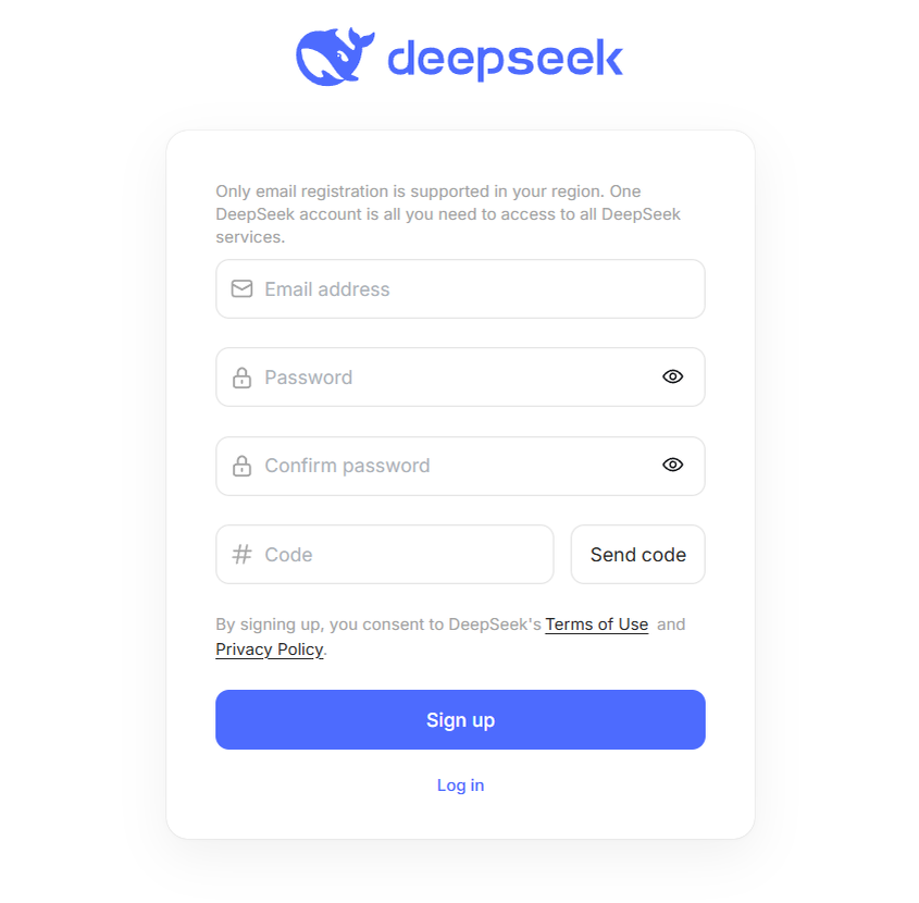 Окно для регистрации