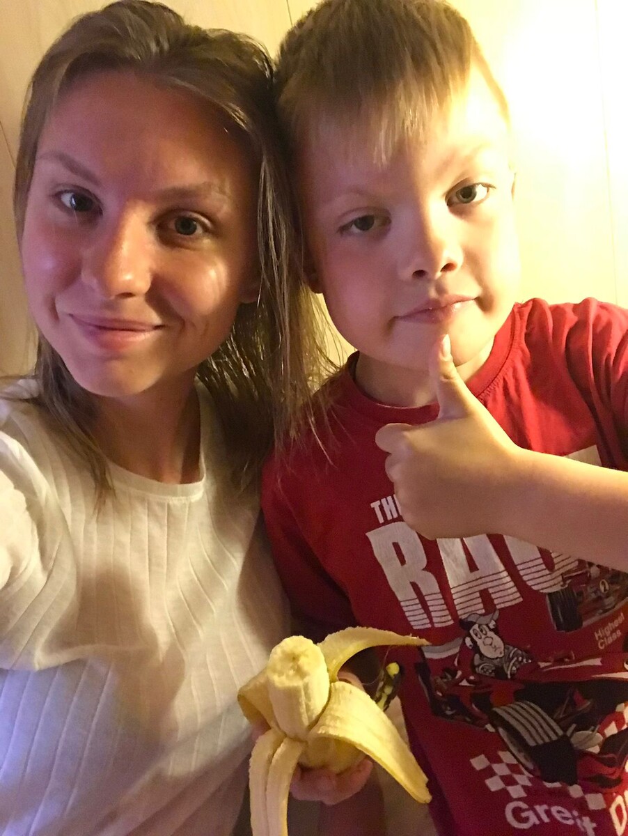 Максим с мамой Яной. Изображение из личного архива героев публикации.