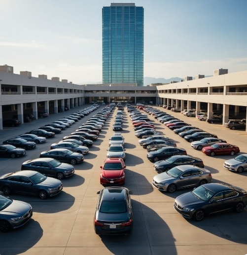 Велика Россия - а припарковаться негде. 