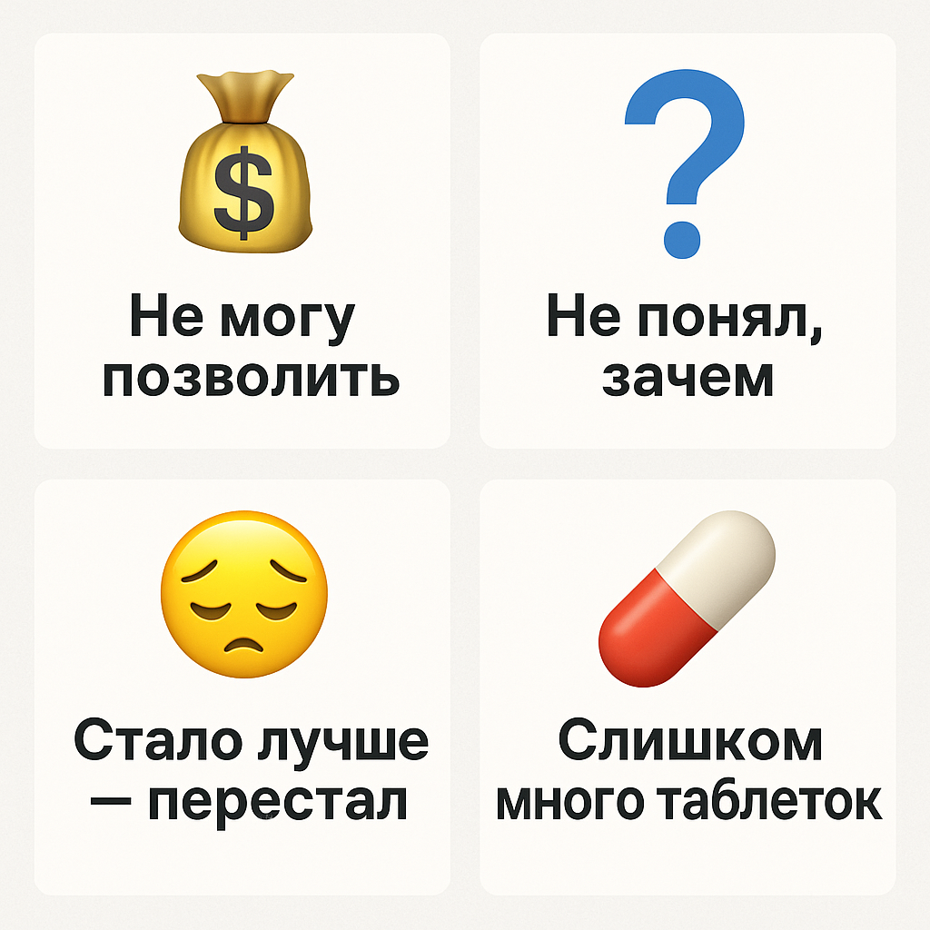 реальные причины отказа от лечения истории пациентов финансовые проблемы непонимание