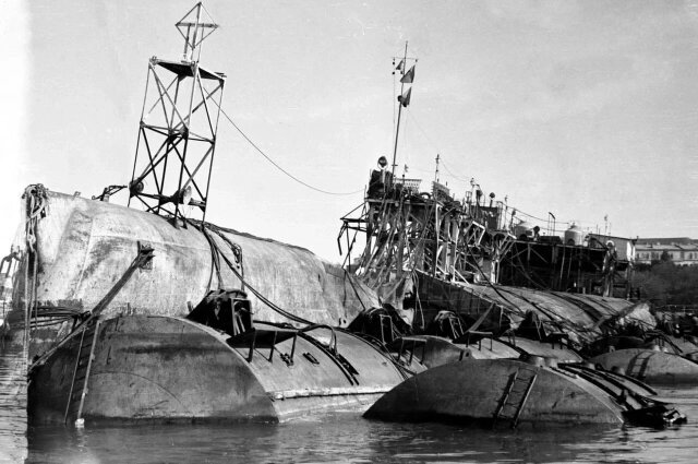    Подъём линкора «Новороссийск». Фото: Из личного архива/ Ирины Матусевич.