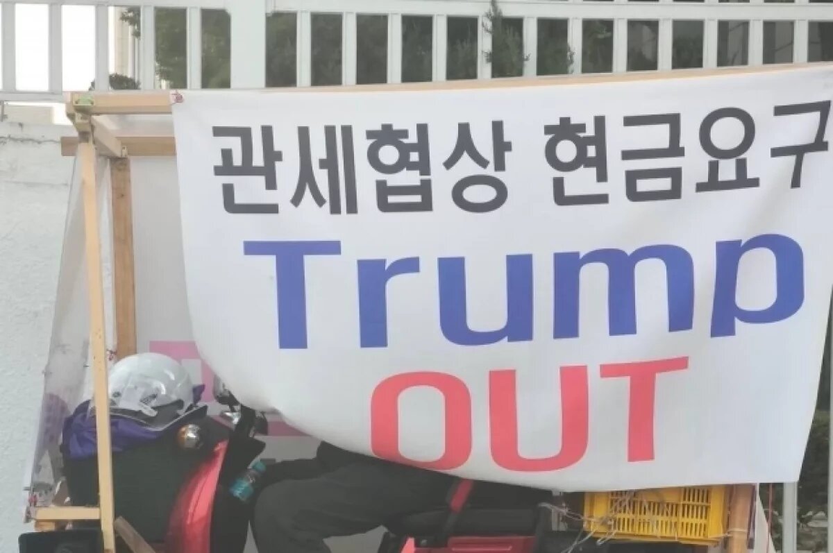    Аналитик Нарвани заявила, что в Сеуле перед визитом Трампа начались митинги