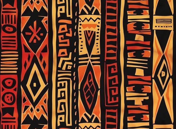 Африканский стиль, орнаменты, цвет