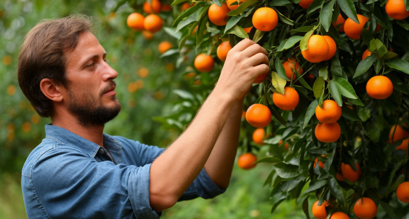    Мандарины здесь повсюду: в Абхазии зашли в сад к местному, сравнили цены на рынке и на границе - разница колоссальная
