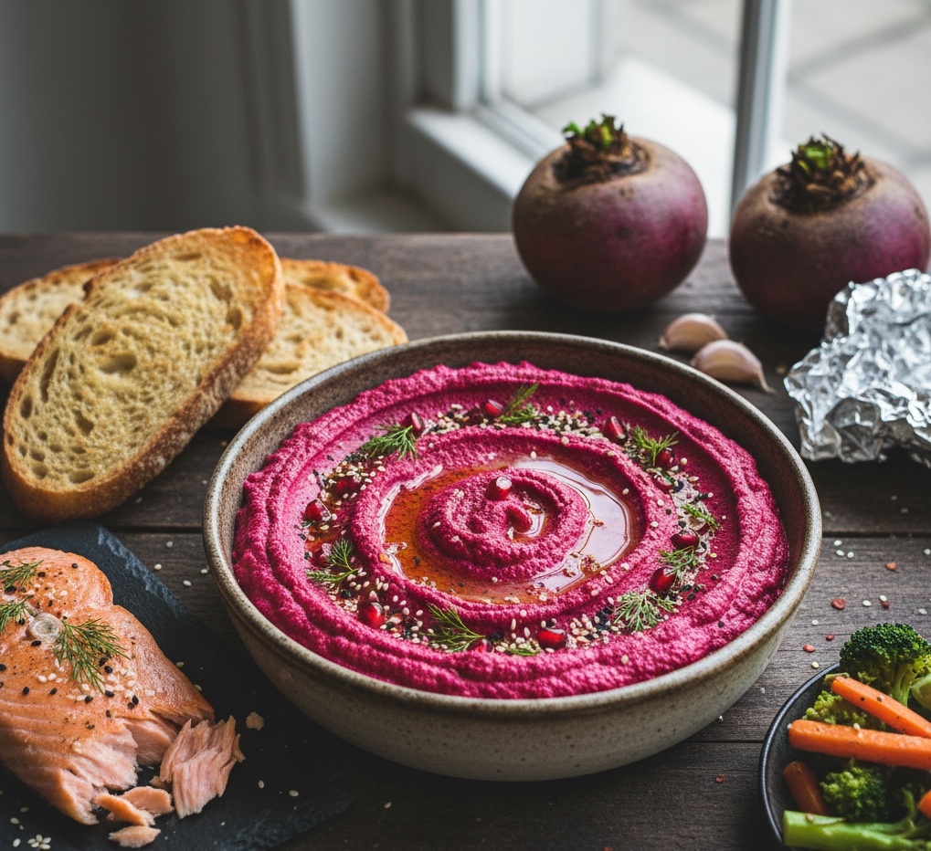 Хумус из свеклы