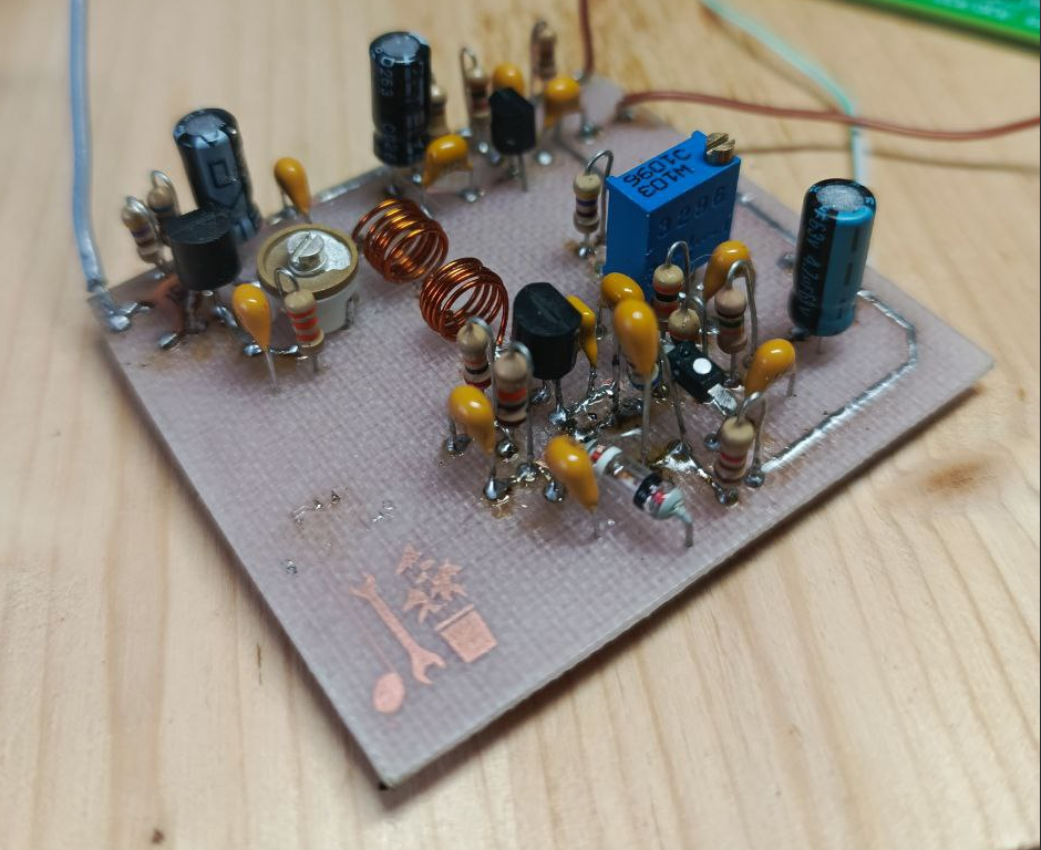 УКВ блок самоделного FM радиоприемника