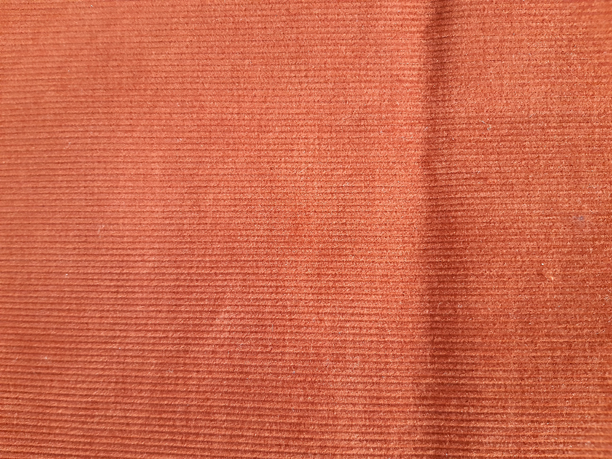 Рыже-коричневый вельвет