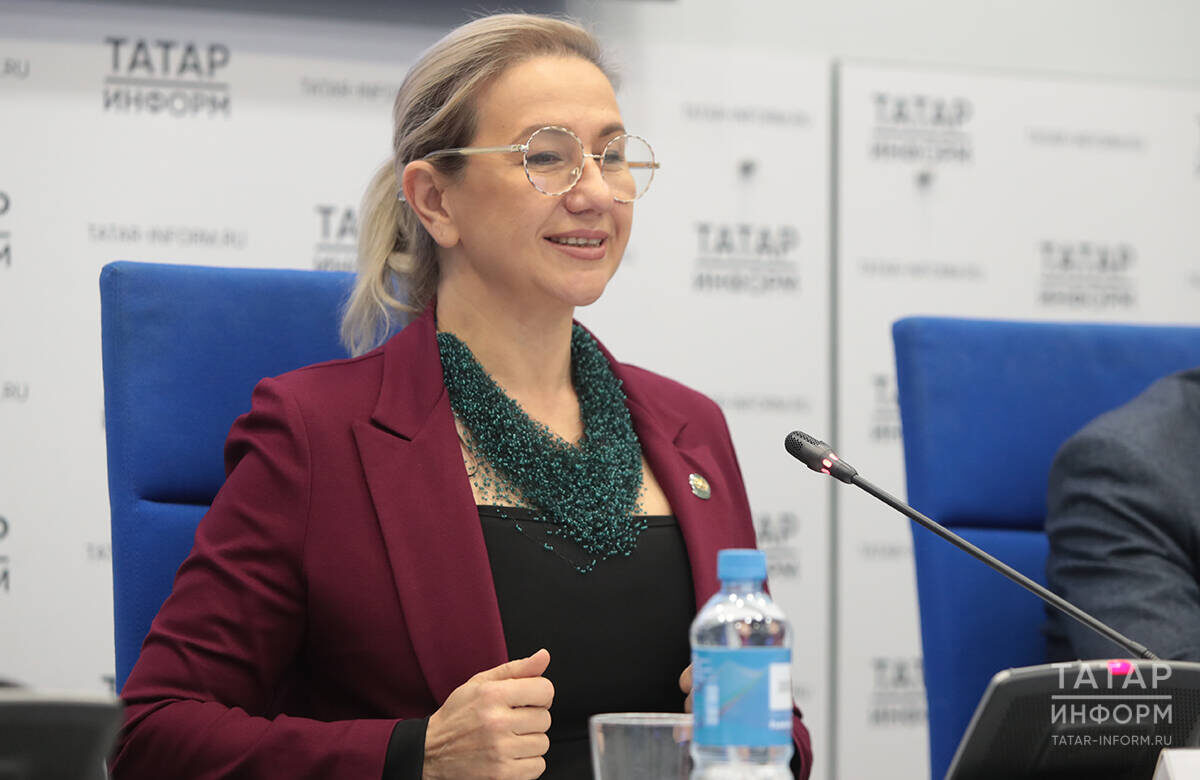 Ирада Аюпова сделала акцент на том, что гражданский общероссийский праздник День народного единства имеет исторически многовековые казанские и религиозные корниФото: © Рамиль Гали / «Татар-информ»