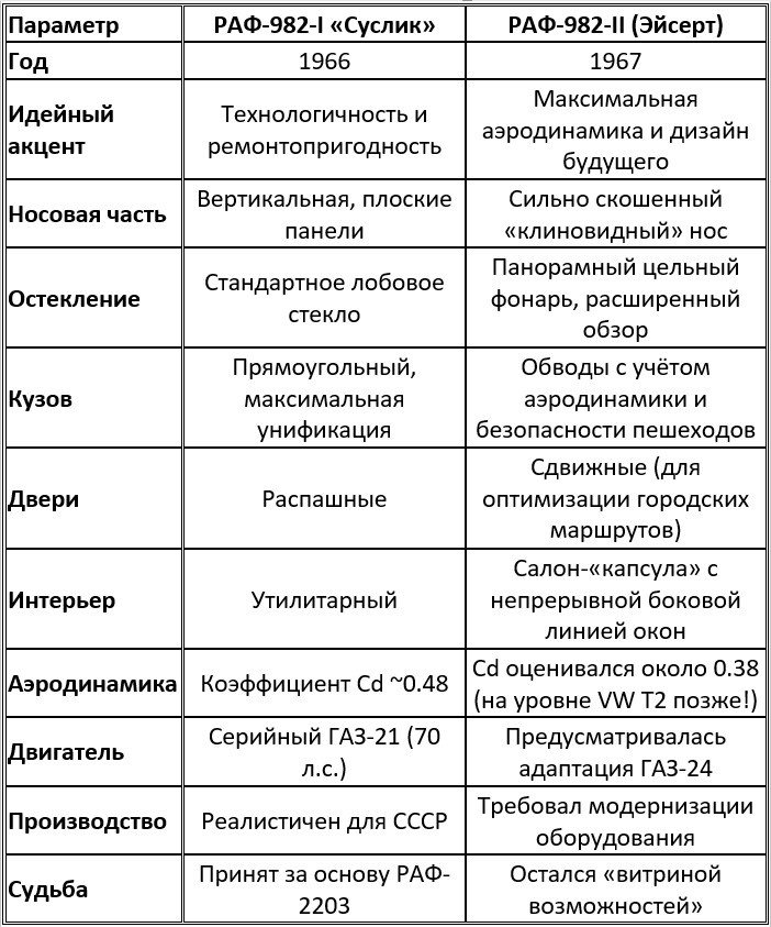 982-I и 982-II: инженерный выбор между возможным и желаемым