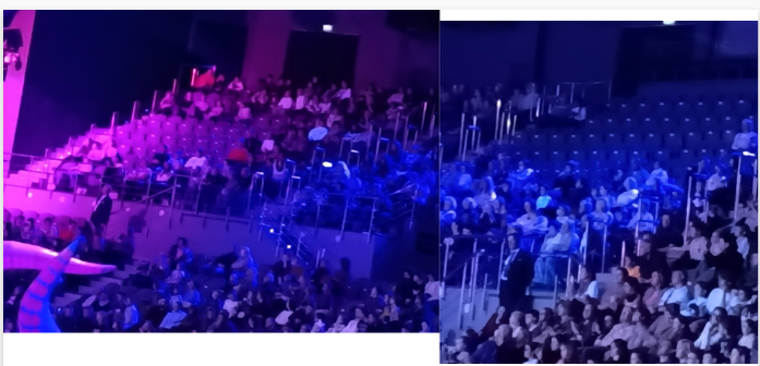 Чем дальше от сцены, тем места дешевле - это по умолчанию в любом зале так. Но понятно, что устроителю выгоднее продать по 3 тыс, а не по 1,5 тыс. 