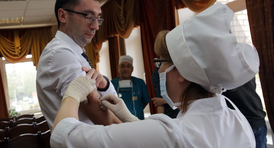    Вакцинация против гриппа в администрации Каширского района / Медиасток.рф