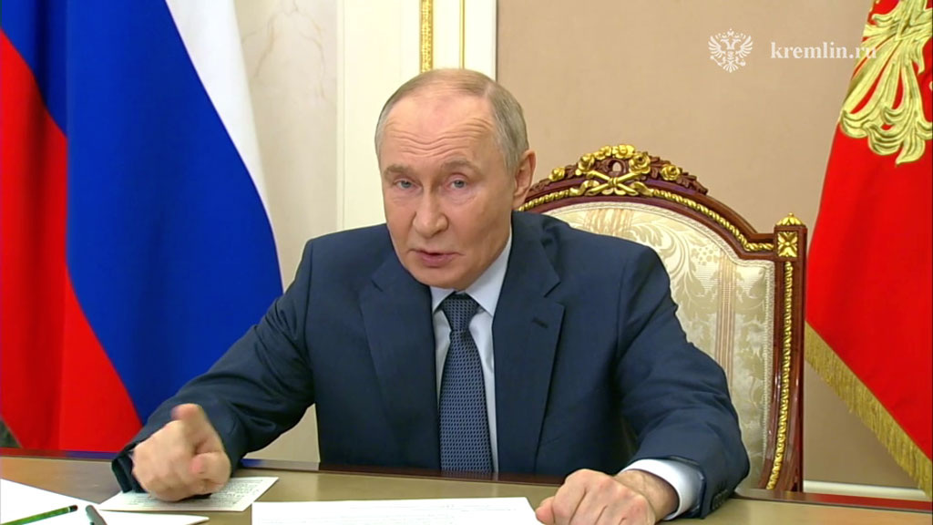    Скрин видео из телеграм-канала Кремля