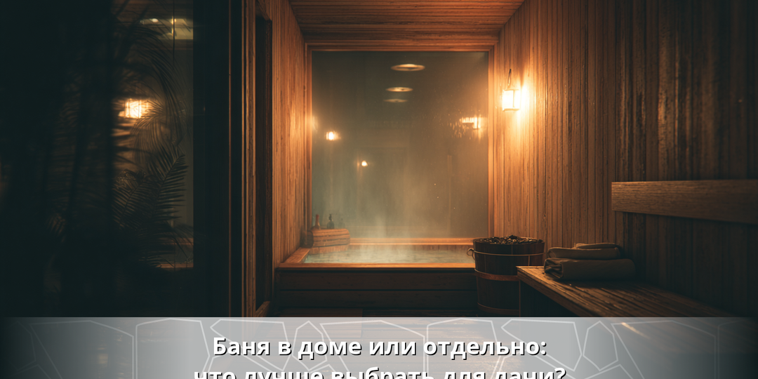 Баня в доме или отдельно: что лучше выбрать для дачи?