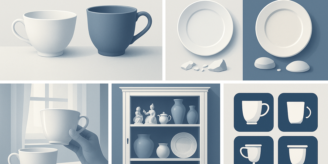 Фарфор и фаянс - в чем разница
