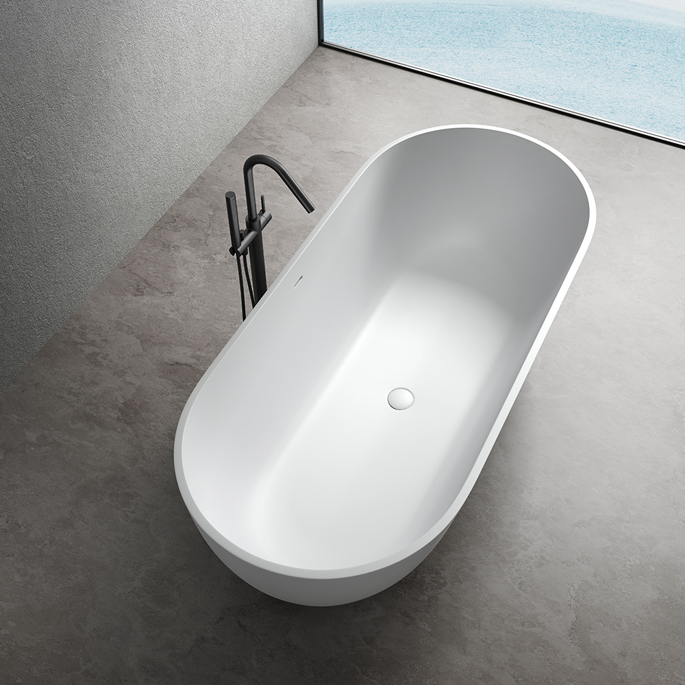 Ванна из искуственного камня в интерьере от UNI-FLOW