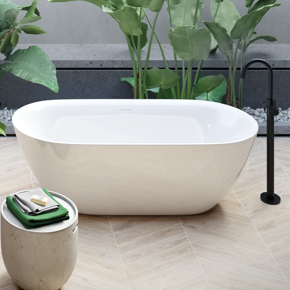 Ванна из искуственного камня в интерьере от Hatria