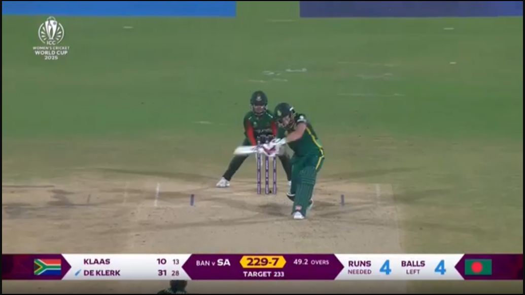 Финальный шестиочковый Надин де Клерк