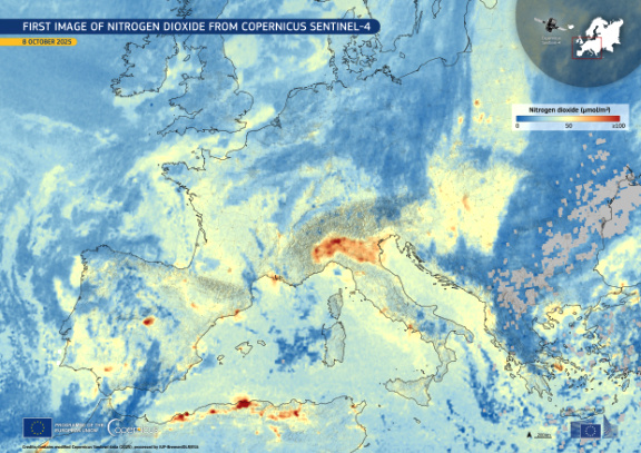 Снимки Copernicus Sentinel-4