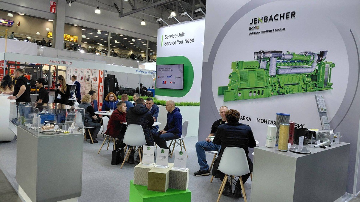 Специалисты «Сервис Юнит» на стенде подробно рассказывали об опыте компании в области сервиса газопоршневого оборудования