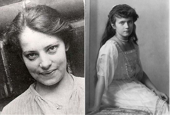 Анна Андерсон и княжна Анастасия