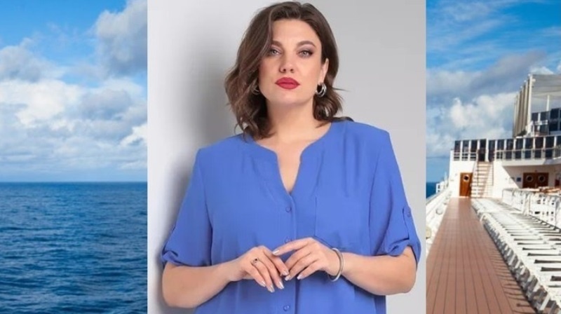 Блуза плюс сайз