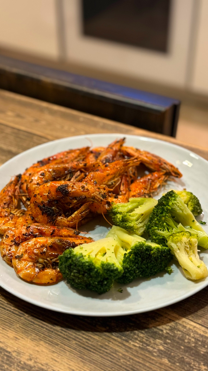 Мои жареные креветки