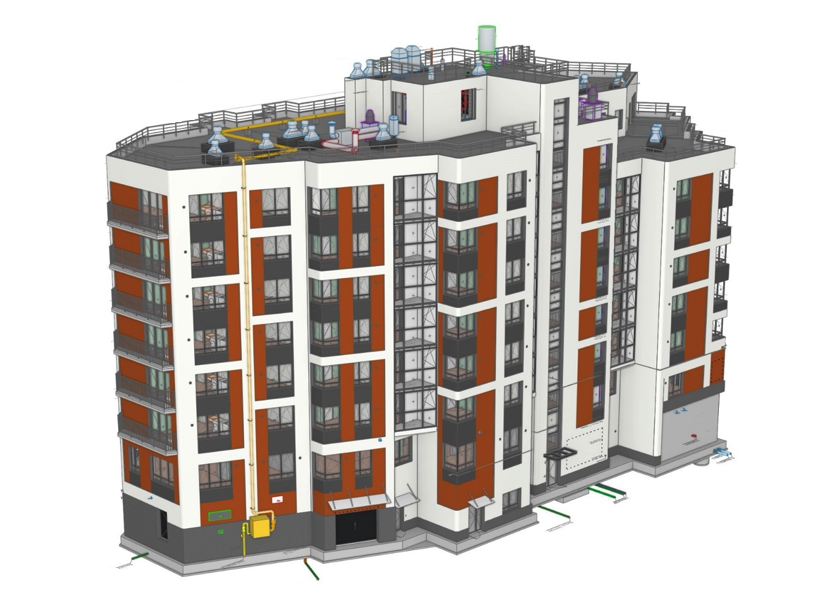 Многоквартирный жилой дом в г. Петрозаводске. Источник: ООО «НОВА-ПРО»