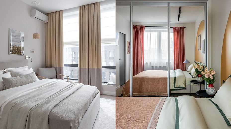 Слева проект Ирины Калининой. Справа проект Мии Грабчак